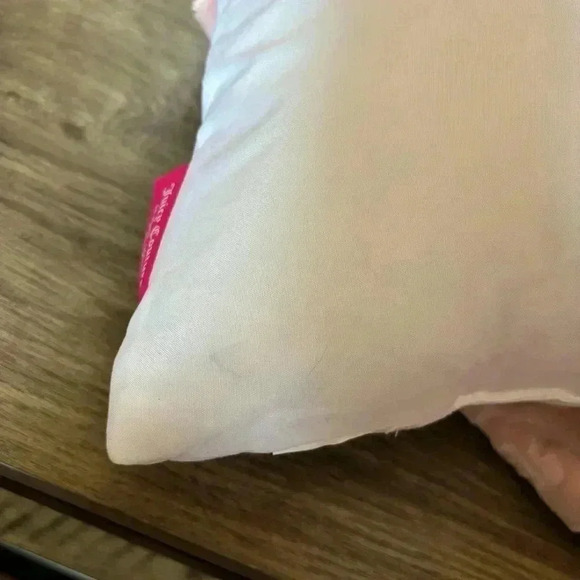 Juicy Couture Home Pink White Gold Accent Pillow and Two Standard Pillow Shams - Picture 11 of 11